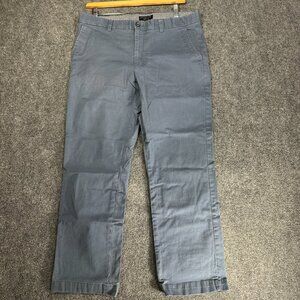 Banana Republic Pants Mens 36 Aiden Chino Blue Cotton Pockets Straight Leg